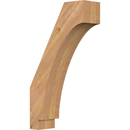 5 1/2"W x 16"D x 28"H Imperial Smooth Knee Brace, Western Red Cedar